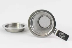 Hamburger Teespeicher Edelstahlfilter mit Abtropfschale, XS Fashion