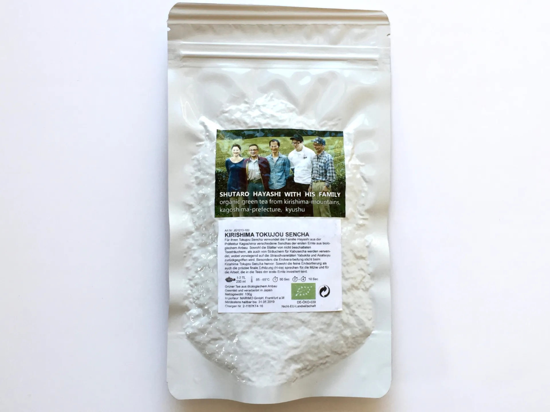 Hamburger Teespeicher Japan Kyushu Kirishima Tokujou Sencha Bio Outlet