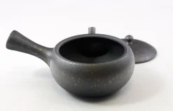 Hamburger Teespeicher Kyusu, Handarbeit, Tokuta Fujita, dunkel, gold-gefleckt, 160ml Outlet