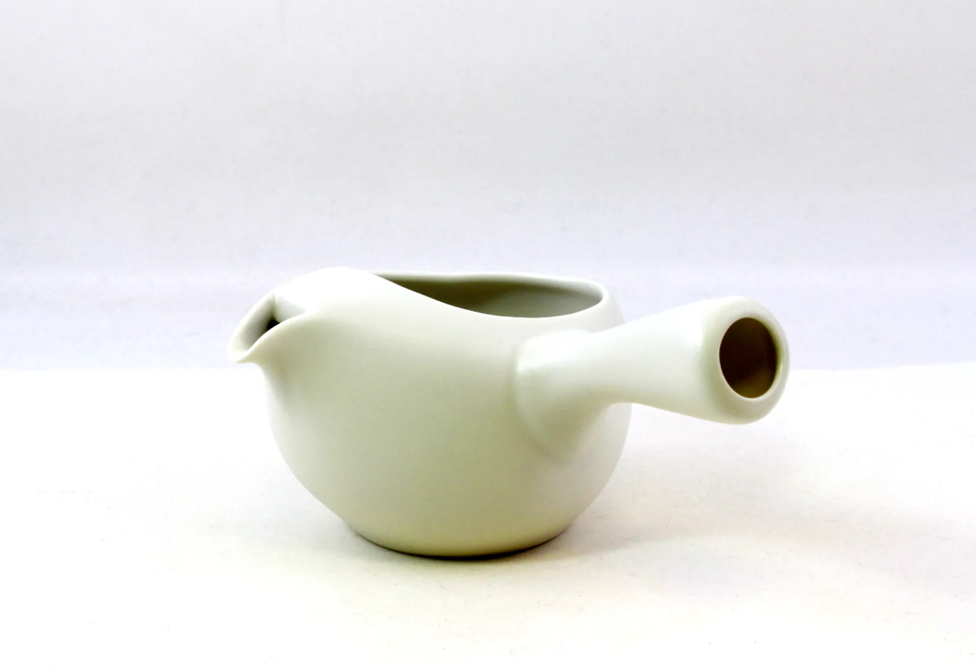Hamburger Teespeicher Tea Instructor Kyusu, offen, weiß Outlet