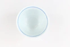 Hamburger Teespeicher Teeschale, weiß mit blauen Ranken Discount
